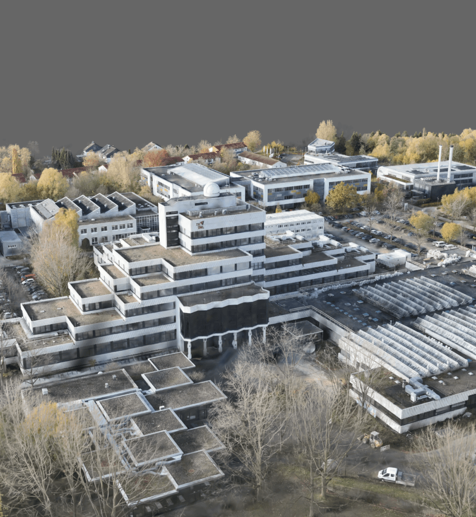 3D-Modell des TH OWL Campus aus Drohnenaufnahmen